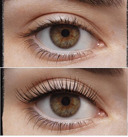 LVL Lashes - Before and after