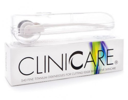 A picture of the roller used for Microneedling from Clinicare.